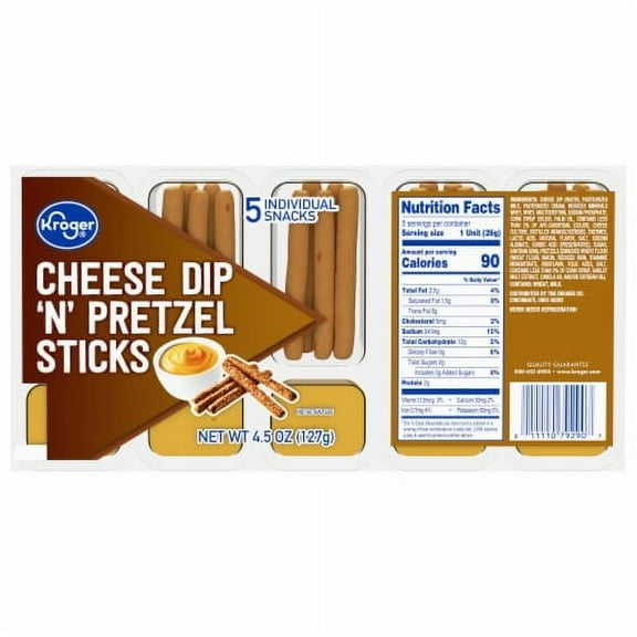 KR Cheese Dip 'N' Pretzel Sticks 4.5 oz