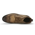 thumbnail image 6 of Polar Fox Manson MPX806091 Classic Wing-tip Burnished Style Dress Boots, in Tan, Size 8.5, 6 of 8