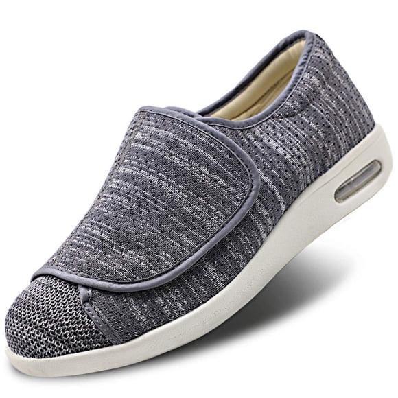 Secret Slippers Women's Diabetic Shoes Extra Wide Width Walking Sneakers with Adjustable Closures for Diabetic Edema Plantar Fasciitis Bunions Arthritis Swollen Feet