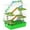 Green#1, variant on Dog Crate, PawHut Pet Playpen DIY Small Animal Cage Open Enclosure Portable Plastic Fence 12 Panels for Bunny Chinchilla Guinea Pig White, 18" x 14", White Pet Playpen,Steel Chicken Coop
