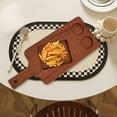 thumbnail image 5 of Outoloxit Natural Wood Multi-Purpose Serving Tray, Wooden Platter for Fruit, Snacks, Jewelry Display, Kitchen Decor, Durable and Easy to Clean, 5 of 7