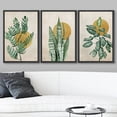 thumbnail image 2 of wall26 Framed Canvas Print Wall Art Set Mid-Century Minimal Tropical Plants Nature Wilderness Illustrations Modern Art Bohemian Decorative for Living Room, Bedroom, Office - 16"x24"x3 Black, 2 of 5