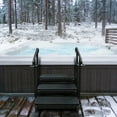 thumbnail image 5 of 3 Signature Spa Step Confer Plastics with Curved Handrails, Black, 36 Inch, 5 of 8