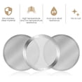 thumbnail image 5 of de Filtro de Café Reutilizable de Metal de 9 Paquetes para Cafetera Cafetera Espresso, Plateada, 5 of 5