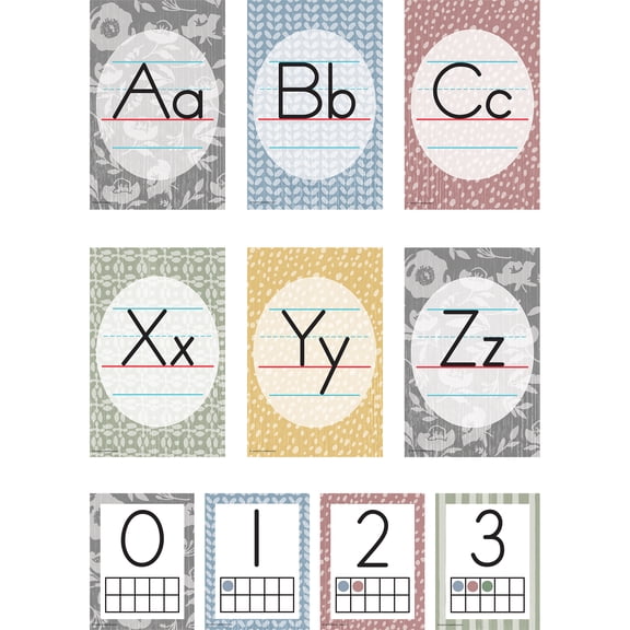 Teacher Created Resources Classroom Cottage Alphabet Bulletin Board Set, 37 Pieces