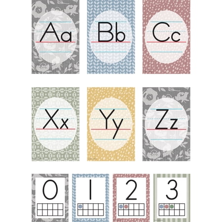 Teacher Created Resources Classroom Cottage Alphabet Bulletin Board Set 37 Pieces