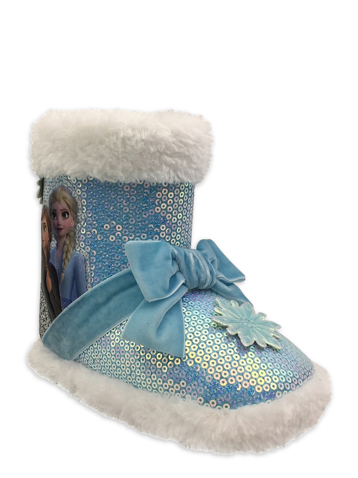 New w/Defect Girls Disney Frozen Slipper Boots Aqua V32 Youth 