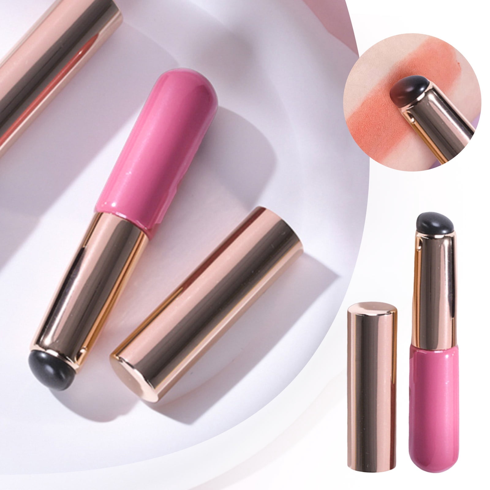Korean Lip Stains Makeup Pallet Lipstick Combo Popular Makeup Lip Gloss for Girls 10-12 Real Lip Gloss Jelly Base Gorgeous Makeup Lazy Lipstick Color Changing Lip Stain Korean Beauty Lip Gloss