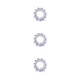 thumbnail image 1 of Wisewang Nipples Rings Fashionable Trendy Comfortable Convenient Durable Sturdy Decorative Jewelry Pedant Jewelries for Dressing Silvering Light Blue 3Set, 1 of 6
