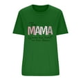 thumbnail image 3 of EQWLJWE Hauts d'Été pour Femmes Hauts pour Femmes en Liquidation Mode Féminine Manches Courtes Col Rond Hauts Amples Blouse Manches Bouffantes Imprimée, 3 of 3