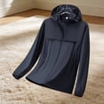thumbnail image 4 of Daiosportswear Women's Upf 50+ Lightweight Full-Zip Hooded Sun Protection Jacket with Breathable Vents and Elastic Cuffs Navy XXXXL, 4 of 5