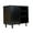Black, variant on Flash Furniture Elmont Durable Classic Sideboard, Steel Black, 3 Shelves