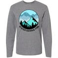 thumbnail image 3 of Inktastic Glacier National Park Montana Mountains Long Sleeve T-Shirt, 3 of 5
