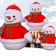 thumbnail image 3 of Muñeco de nieve navideño de peluche, regalo para decoración del hogar para niños, 3 of 5