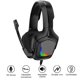thumbnail image 3 of Sywqhk ONIKUMA K20 Auriculares con cable RGB LED de 3,5 mm para PC Teléfono PS4 (Negro), 3 of 9