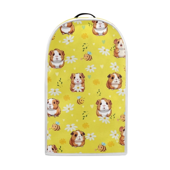 HELLHERO Guinea Pig and Daisy Pattern Kitchen Blender Dust Covers with Handle Durable Kitchen Blender Dust Cover Fitted Reusable for 4 of July