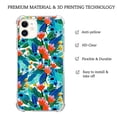thumbnail image 4 of Tropic Jungle Case for iPhone 12,Aesthetic Colourful Floral Plant Case for Men Women,Unique Soft TPU Bumper Case Cover, 4 of 5