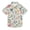 Rose Leaf Butterfly, variant on Dailycode Small Short Sleeve Button Down Shirts Rose Leaf Butterfly Casual Shirt 3-10 Years