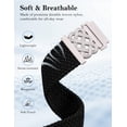 thumbnail image 3 of Wearlizer 20mm Magnetic Braided Nylon Band Compatible with Garmin Vivoactive 6/5/3, Venu Sq 2, Forerunner 165/55/245, Stretchy Celtic Knot Elastic Watch Band with Quick Release for Women Men, 3 of 6