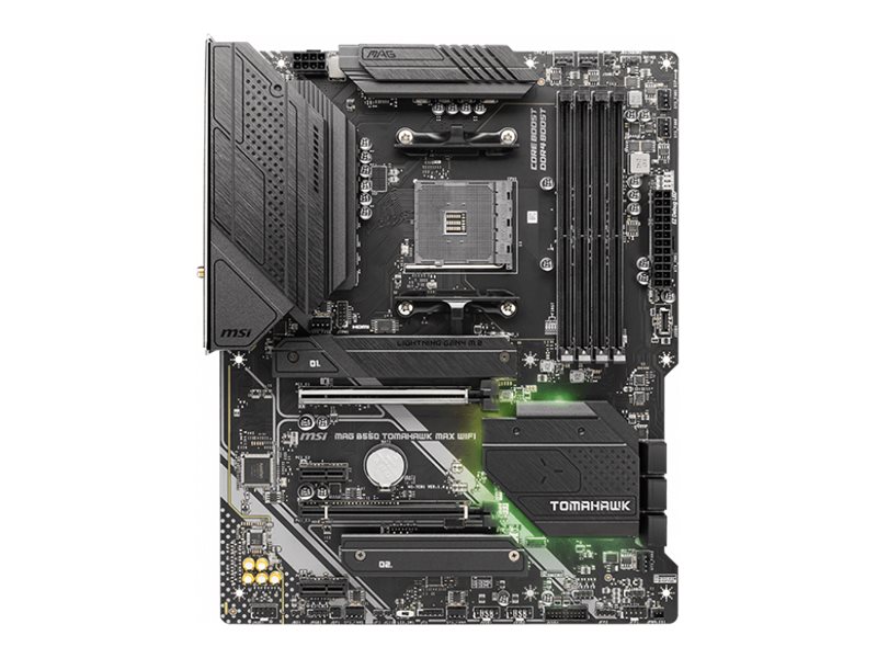 Msi Mag B550 Tomahawk Max Wifi Motherboard Atx Socket Am4 Amd B550 Chipset Usb C Gen2 Usb C Gen1 Usb 3 2 Gen 1 Usb 3 2 Gen 2 2 5