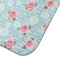 thumbnail image 5 of Pioneer Flower Floral Print Pattern Kitchen Dish Drying Mat 1 Pack, Ultra Absorbent Microfiber Drainer Mat, 16"x18", 5 of 6