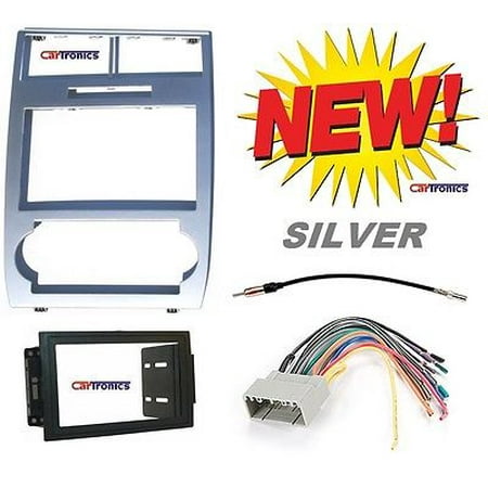 SILVER 05 06 07 MAGNUM CHARGER Radio Stereo Car Installation DOUBLE DIN DASH