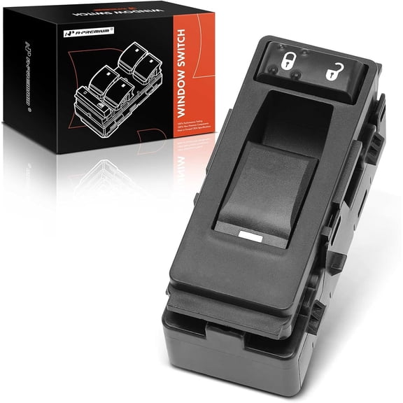 A-Premium Front Passenger Side Power Window Switch Compatible with Chrysler 200 2011-2014, 300 2007-2010 & Dodge Avenger 08-14, Caliber 11-12, Dakota 07-10 & Jeep Compass Patriot 11-17, #4602785AA