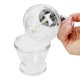 thumbnail image 4 of Juice Syrup Cup Squeeze Bottle Storage Pot Stand Holder Bee Drip Dispenser Kettle Honey Jar Container Kitchen Accessories Banmo, 4 of 5