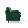 thumbnail image 4 of Modway Valour Performance Velvet Loveseat in Green, 4 of 9