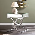 thumbnail image 4 of Southern Enterprises Ava Mirrored End Table, Chrome Frame Finish (Pack of 2), 4 of 4