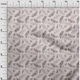 thumbnail image 3 of oneOone Velvet Wine Fabric Leaves Sewing Material Print Fabric By The Yard 58 Inch Wide, 3 of 4
