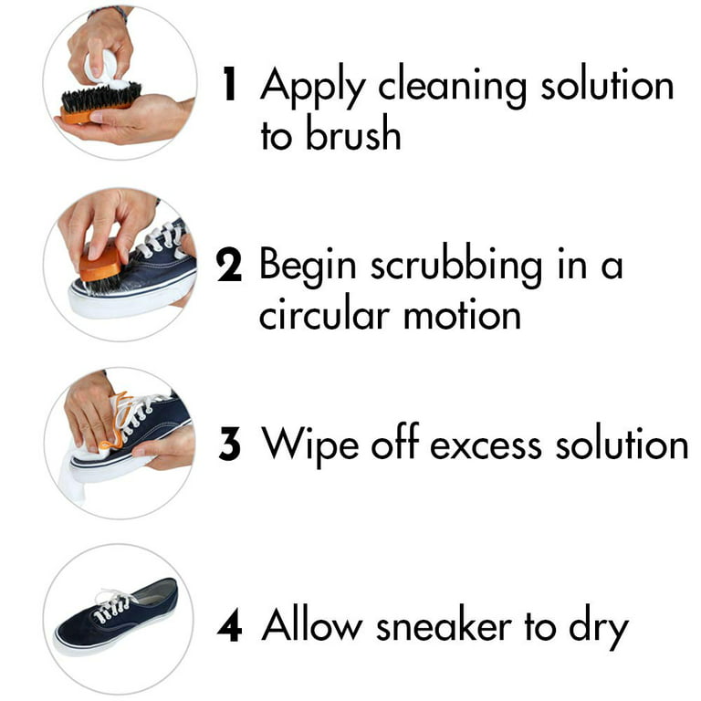 x Sneaker Cleaner Natural Foaming Solution, 6.8 oz - Shoe Cleaning Formula for All Materials and Colors!