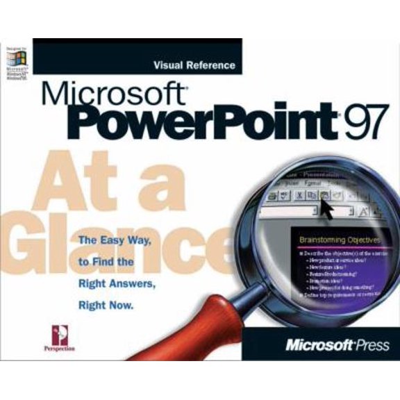 Pre-Owned Microsoft PowerPoint 97 At a Glance (Paperback) 1572313684 9781572313682