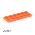 thumbnail image 1 of 40pcs DIY Building Blocks Thin Figures Bricks 2x6 Dots 12Color Educational Creative Size Compatible With 3795 Toys for Children Orange 40pcs, 1 of 6