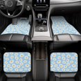 thumbnail image 6 of Daiia Floral Daisy Printed Car Floor Mats Set of 4, Durable Non Slip Auto Floor Carpet, Car Interior Carpets Proof Foot Pads Anti-Slip Cushion Automoetive Accessories, 6 of 6