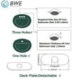 thumbnail image 4 of BWE Waterfall Single Hole Handle Low-Arc Bathroom Faucet with Pop-up Drain Assembly In Matte Black, 4 of 12