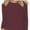 Wine red, variant on Women Long Sleeve Crew Neck Slim Fit Stretchy Layer T Shirts Tops