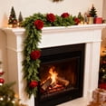thumbnail image 6 of Artificial Green Plant Rose Vine Rattan Decor, Spring Inspired Faux l Garland for Home Decoration, Valentine's Day Fireplace Table Centerpiece and Romantic Atmosphere Creation, 6 of 8