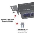 thumbnail image 4 of Ecualizador Gráfico de Audio Stetsom EQX764-7 Negro con Preamplificador y Subcontroles Dedicados par, 4 of 9