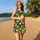 thumbnail image 3 of Disketp Lemon Fruits Flowers Leaves para Vestido sin Mangas para Mujeres, Vestidos de Verano para Mujeres, Casual y Holgado para la Playa, 3 of 7