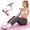 Pink, variant on Multifunctional Pedal Resistance Band with Handle, Foot Pedal Resistance Band for Beginner