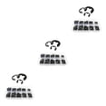 thumbnail image 2 of QualitChoice 580 Pcs Rondelles Durables Résistantes à la Rouille pour Performance Durable Noir 3Set, 2 of 6