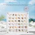 thumbnail image 5 of 2Pcs Acrylic Magnetic Seashell Display Box Magnetic Seashell Display Box Transparent Seashell Storage 36 Grids Seashell Storage Box for Seashell Diamond Beads, 5 of 7