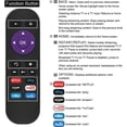 thumbnail image 4 of Home Times Remote Control with Accessories for Roku, Black, 2 Count, 4 of 7
