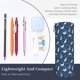 thumbnail image 3 of Disketp Sea Sharks Estuche Organizador de Lápices de Cuero, Estuche de Oficina con Cremallera para Bolígrafo y Lápiz, 3 of 6