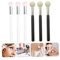 thumbnail image 5 of 12 Pcs Sponge Makeup Brush Makeup Sponge Brush Stick Concealer Brush under Eye Makeup Sponge with Handle Triangle Powder Puff Mushroom Head Puff Makeup Pen Mix Wooden Handle, 5 of 5