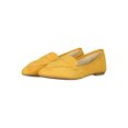 thumbnail image 5 of Women Vegan Suede Pointy Toe Loafer Flat 18446, 5 of 6