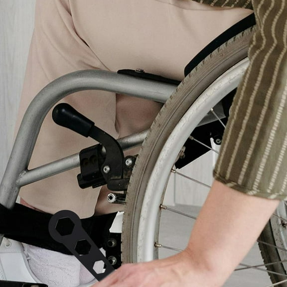 LOLIPPYY Wheelchair Brake Operation Accessory Brake Wrench Ergonomic Design 1Pack