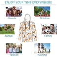 thumbnail image 5 of Balery Cute Dog Pattern Boys Hoodie, Youth Pullover Hooded Sweatshirt, Kangaroo Pocket Hoodie for Kids Girls -X-Large, 5 of 6