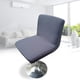 thumbnail image 2 of Funda elástica para asiento de silla con respaldo corto Gloria giratoria Gris, 2 of 9
